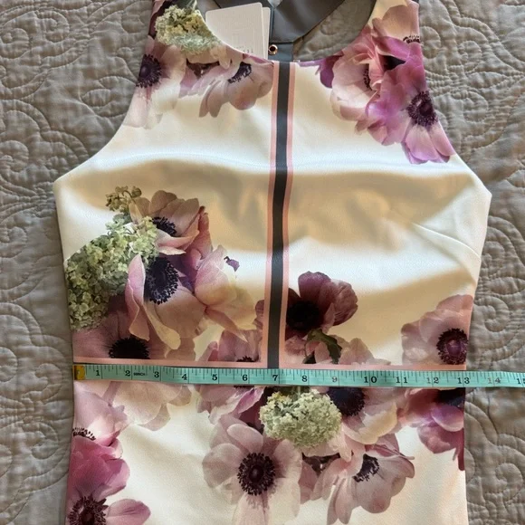 NWT Ted Baker Nanina Neapolitan Print Floral Sheath Dress size 4 - Picture 15 of 17